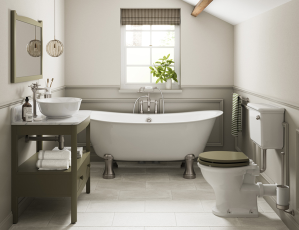 Burlington suites capture the elegance of Victorian and Edwardian bathrooms.