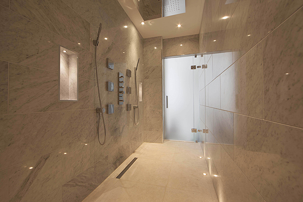 CCL wet room floor former designed for timber or solid substrate.