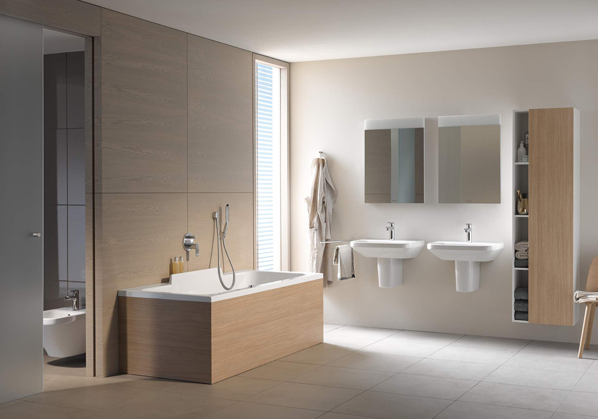 Designer collaborations bring unique style to Duravit bathroom suites.