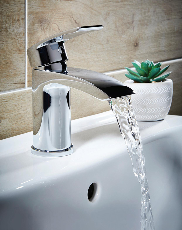 Marflow wall-mounted bath filler combining solid brass performance with classic styling.